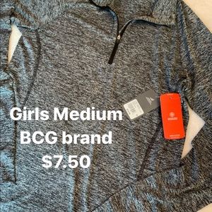 Girls Medium BCG pullover shirt